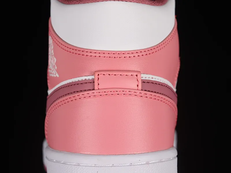 All categories Air Jordan Jordan series basketball shoes Air Jordan 1 Mid Air Jordan 1 Mid "Desert Berry" AJ1 Joe 1 pink and white mid-top cultural basketball shoes DQ8423-616